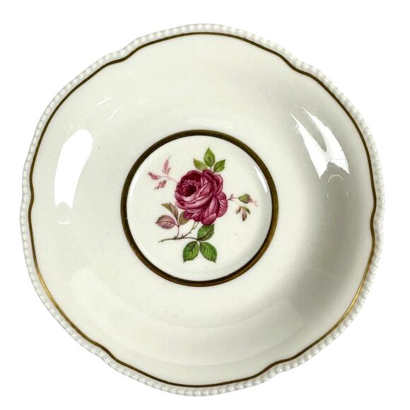 Castleton China Dolly Madison-Set of Four Saucers 6.25" Diameter-Excellent! - Picture 3 of 6